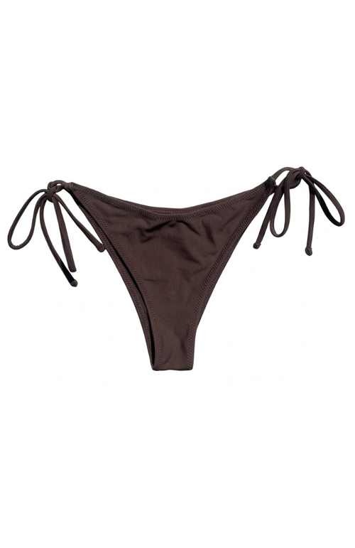 Brown bikini bottoms
